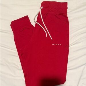 NVGTN Woman's Vibrant Red Jogger Leggings - Size L